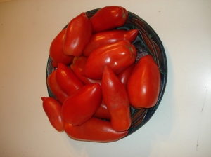 Heirloom plum tomato